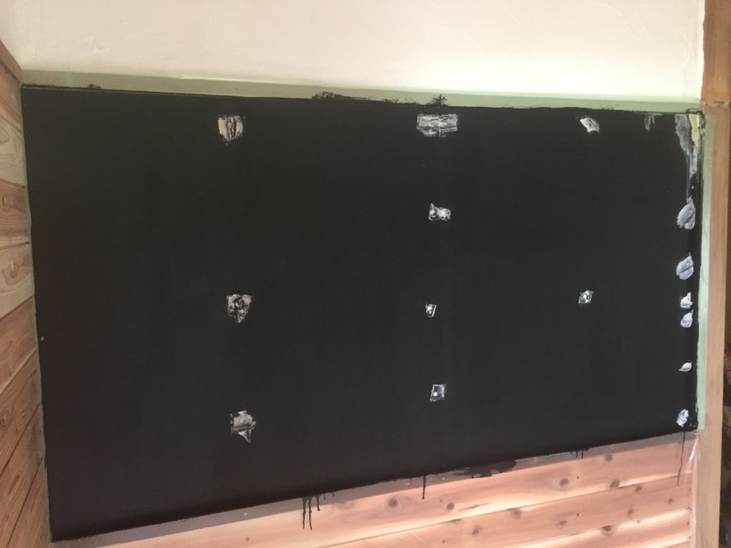 古民家改装DIYチョークボードペイントで黒板を作る！